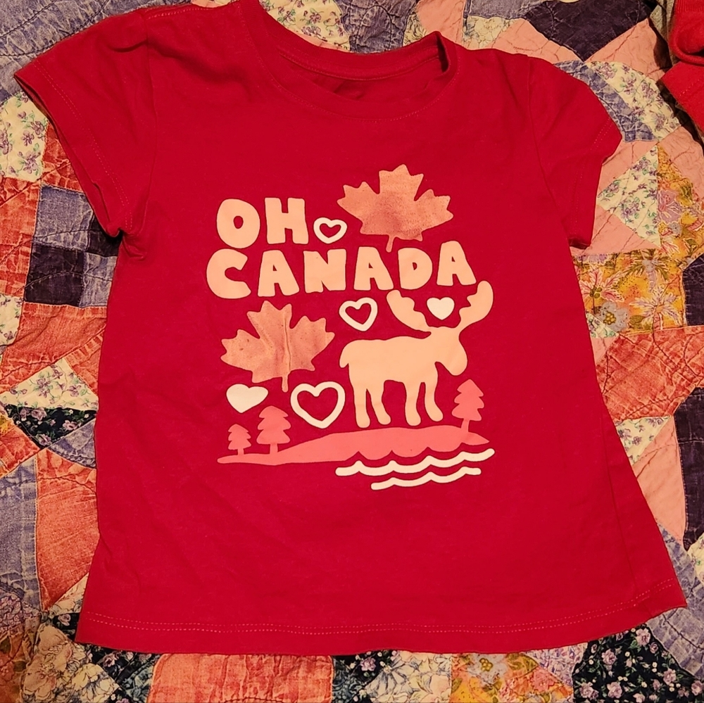 Oh Canada Joe Fresh Girl's T shirt